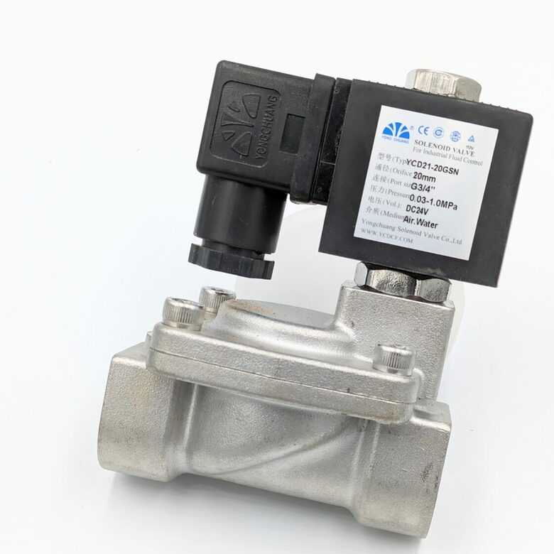 Solenoid Valve Steam Stainless Steel DC24V SS304