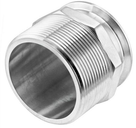 Pāreja no DIN 50 ārējā vītne uz Tri Clamp 2" savienojumu