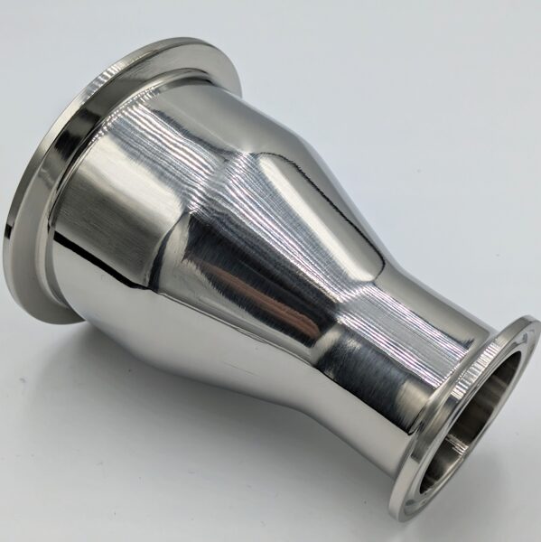 2" to 1.5" Tri Clamp Concentric Reducer Tube SS304