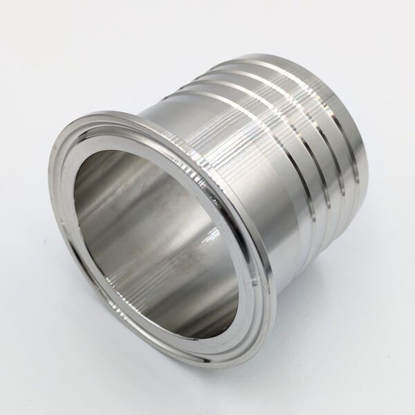 Sanitary Hose Barb Adapter for 2.5'' Triclamp SS304