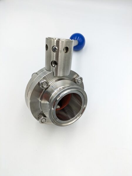 Tri Clamp 1.5" Sanitary Butterfly Valve with Pull Handle SS304